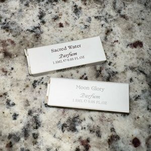 The Harmonist perfume samples Moon Glory Sacred Water .05 oz bottles